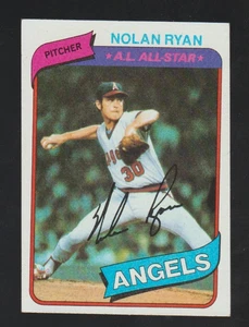 NOLAN RYAN Angels 1980 Topps Baseball #580 A.L. BONITA TARJETA All-Star Ver escaneos - Imagen 1 de 2