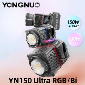 YONGNUO YN150 Ultra 150W RGB Bi-Color Portable LED Video Light Mini Bowen Mount - Picture 1 of 10