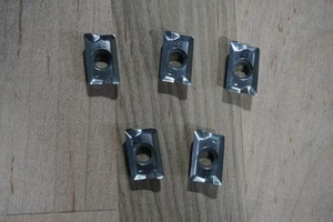 ISCAR IC28 'HELI-MILL' POS CARBIDE INS, POLISH RAKE FOR AL, FREE SHIP, 5PCS - Picture 1 of 1
