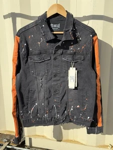 NBA Young Boy x KDNK Never Broke Again Black Denim Jacket Men’s Med Neu mit Etikett 💎RAR - Bild 1 von 11