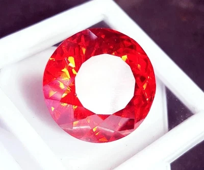 Oval Shape Cambodia Orange Zircon Loose Gemstone 86.00 Ct With Free Gift - Image 1 of 4