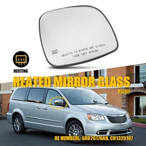 Espejo retrovisor vidrio pasajero térmico para Chrysler Town & Country 2008-2016 - Imagen 1 de 20