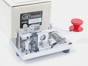 GHD GT502MIL Vintage Ham Radio Straight Telegraph Key + Box (excellent) - Picture 1 of 4