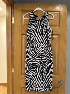 White House Black Market Sleeveless Lace Up Dress Size Med NWT MSRP $110 - Picture 1 of 3