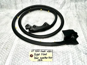 2003-08 Nissan 350Z Passenger Right Door Weatherstrip Seal Sill OEM 80830-CD000 - Foto 1 di 17