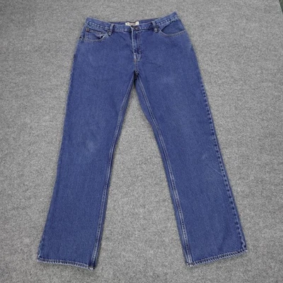 Pantalones de mezclilla Big Mac Workwear para hombre 36x34 azul pierna recta 5 bolsillos cremallera mosca Foto 1 de 4