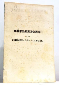 Cycles de veille et de repos dans le règne végétal Paris 1839 - Picture 1 of 6