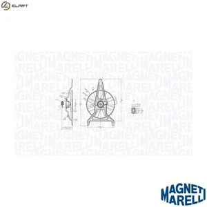 FAN ENGINE COOLING 069422867010 FOR PEUGEOT 106/Van/II/Hatchback CITROËN 1.4L AX - Picture 1 of 9