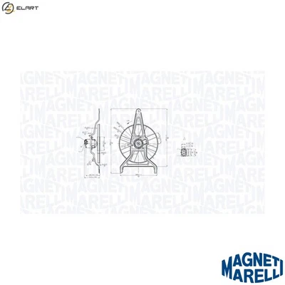 FAN ENGINE COOLING 069422867010 FOR PEUGEOT 106/Van/II/Hatchback CITROËN 1.4L AX - Image 1 of 4