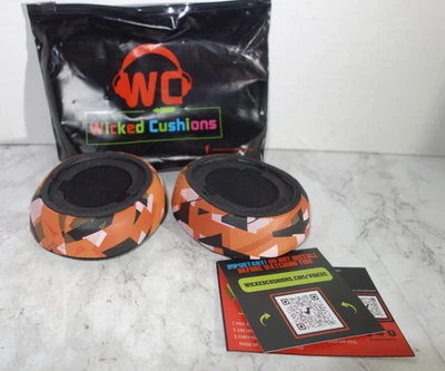 Almohadillas inalámbricas WC Freeze Arctis Nova Pro gel de enfriamiento naranja prisma Wicked Cushi Foto 1 de 3