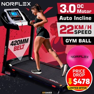NORFLEX Electric Treadmill Home Gym Exercise Equipment Fitness Machine Gym Run - Picture 1 of 11