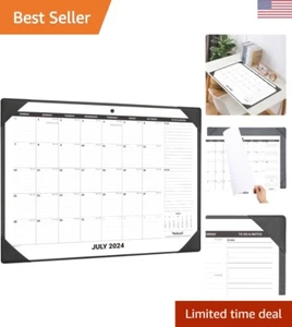 Large Desk Calendar 2024-2025 with Desk Protecting Pad, Runs From July 2024 -... - Picture 1 of 8
