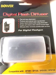 Difusor flash Bower f/SF280/SF728/SFD328/SFD728 suaviza imágenes duras EE. UU. - Imagen 1 de 1