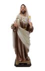 12" Inch Jesus w/ Candle Figure Statue Imagen Jesus con Vela Estatua Religious