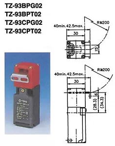 TEND Safety Key Interlock Switch TZ-93BPT02 - Picture 1 of 1