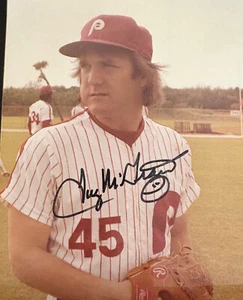 Tug McGraw (Phillies) 8x10 Autographed Photo FREE SHIPPING!! - Picture 1 of 1