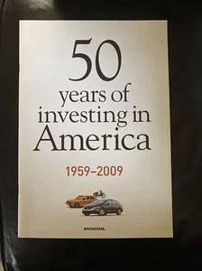 HONDA 50 Years of Investing In America 1959 - 2009 Motorcycles & Autos - Bild 1 von 10