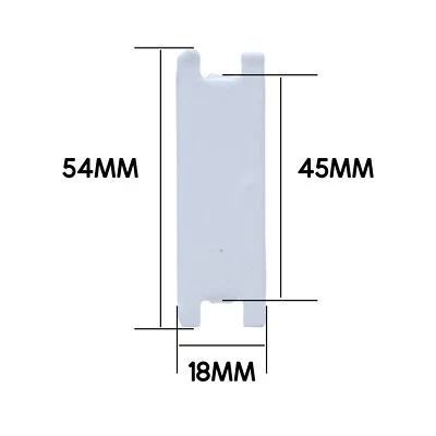 A1 ELECTRICS Consumer Unit Metal Blanks Covers White Universal Fit Steel Pack of 1 2 4 or 10