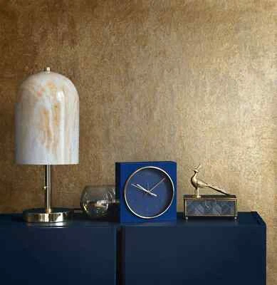 Marburg non-woven wallpaper gold metallic solid structure 34280 (€4.48/1sqm) - Image 1 of 2