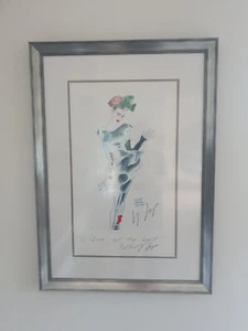 Wolfgang Joop Lithographie, handsigniert mit Widmung - Unikat! - Bild 1 von 3