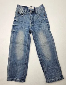 gs115 Chelsea Style Slim Fit Little Boys Size 5 Cotton Denim Blue Jeans - Picture 1 of 7