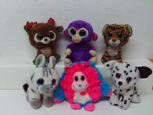 6 ty beanie boos Lot 2 Sammlungsauflösung / Glitzeraugen/ Glubschis - Bild 1 von 1