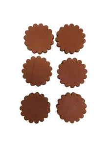 Berlin Custom Leather Rosette without Slots 1.5 inch Round CS150R - Picture 1 of 1