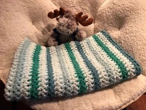 Handmade crochet baby blanket - Picture 1 of 1