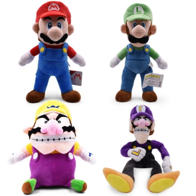 Muñeco de peluche suave Super Mario Bros Mario Luigi Wario Waluigi juguete de peluche regalo para niños Foto 1 de 4