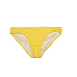 Michael Kors Women Solid Low Waist-ed Bikini Bottoms Yellow Size XS 2207 - Picture 1 of 2