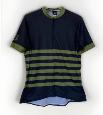 Twin Six | Jersey | Negro con puntas verdes | Manga corta talla Xlarge para mujer Foto 1 de 4