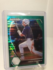 2021 Panini Prizm Draft Picks Green Pulsar Prizm Izaac Pacheco #PDP39