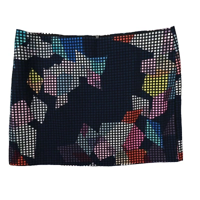 Minifalda geométrica para mujer Trina Turk Rico multicolor talla 10 nueva con etiquetas Foto 1 de 4
