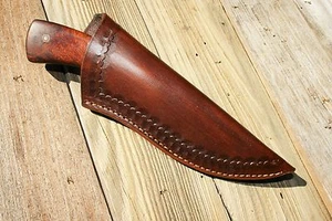 Custom Leder Messerscheide. Große 7 7/8" x 2 1/2" mit Öffnung 2 1/4" A1-B - Bild 1 von 4