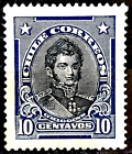 🇨🇱 Chile 1911 Bernardo O'Higgins Mi102 Briefmarke Stamps Timbre Sello 👍 mint