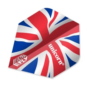 1 SET OF UNICORN ULTRAFLY UNION JACK RIPPLE STANDARD DART FLIGHTS - Picture 1 of 1