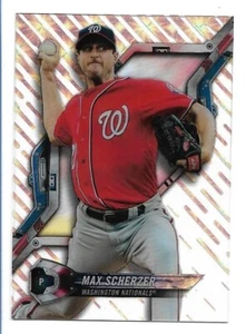 Difractor galáctico Max Scherzer 2018 Topps High Tek Pattern 1 diagonal #HT-MS - Imagen 1 de 2