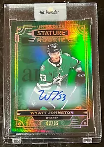 WYATT JOHNSTON STATURE AUTO GREEN /65 ROOKIE 2022-23 UD STATURE - Bild 1 von 2