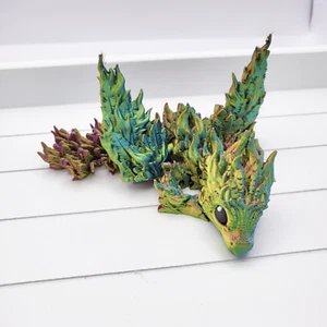 3D Printed Phoenix Tadling Dragon -Fully Articulated Dragon, Phoenix Dragon Gift - Picture 1 of 6