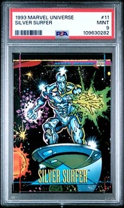 Silver Surfer - 1993 Skybox Marvel Universe #11 PSA 9 MINT - Bild 1 von 2