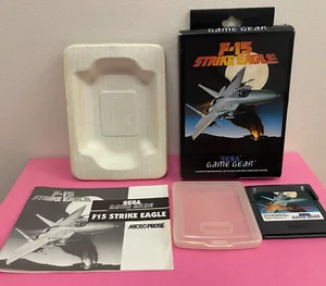 F-15 Strike Eagle - Sega Game Gear - Boxed with Manual - Gamegear GG PAL F15 - Picture 1 of 17