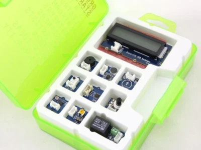 Seeed Studio Grove Starter Kit für Arduino inkl Shield, 10 Grove-Module, Zubehör - Bild 1 von 4