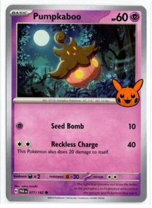 Pokemon Trick-or-Trade 2024 Paradox Rift 077/182 Pumpkaboo - Picture 1 of 1