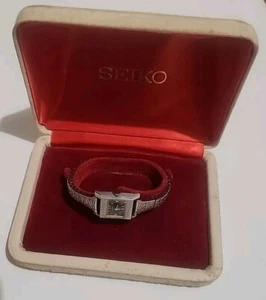 Seiko Auto 1970’s 840355 Tirquaz Dial Vintage silver tone Women’s Watch 10-3319 - Bild 1 von 5