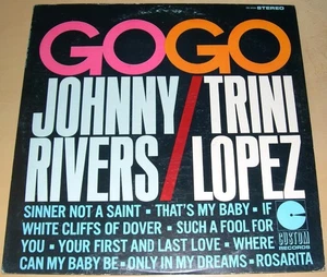 JOHNNY RIVERS / TRINI LOPEZ: Go-Go (LP, 1966) Very Good - Imagen 1 de 1