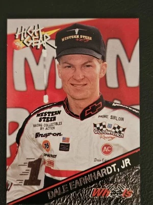 DALE EARNHARDT JR. 1994 WHEELS HIGH GEAR "DAY 1" ROOKIE YR #183 PARALLEL CARD!!! - Image 1 of 4