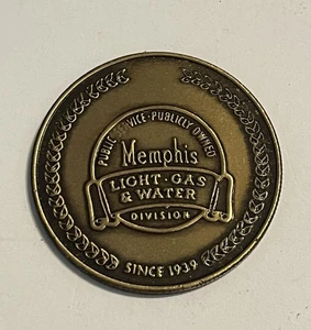 Nice Rare Memphis Light, Gas and Water (MLGW) challenge coin 50 th Anniversary - Picture 1 of 7