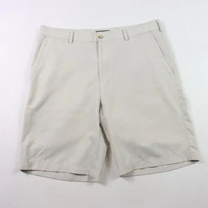 Pantalones Cortos Peter Millar Para Hombre 34 Caqui Rendimiento Golf Verano Ligeros Elastizados - Imagen 1 de 11