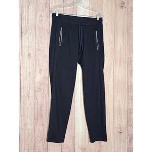 Pantaloni Athleta Hilltop Joggers neri con zip tasche laterali coulisse in vita piccoli - Foto 1 di 10