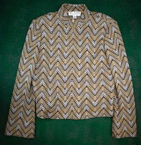 Chaqueta Amarilla Colección St John Talla 10 Hecha en USA - Imagen 1 de 5